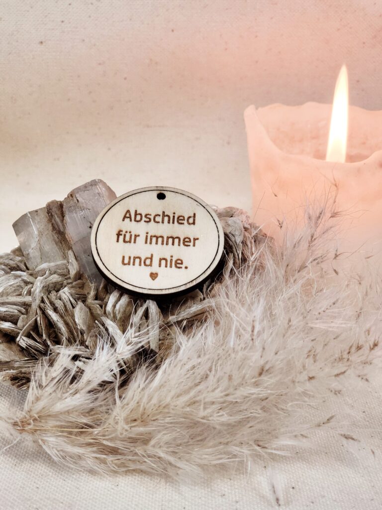 Personalisierte Holzanhänger, Andenken, Trauergeschenk