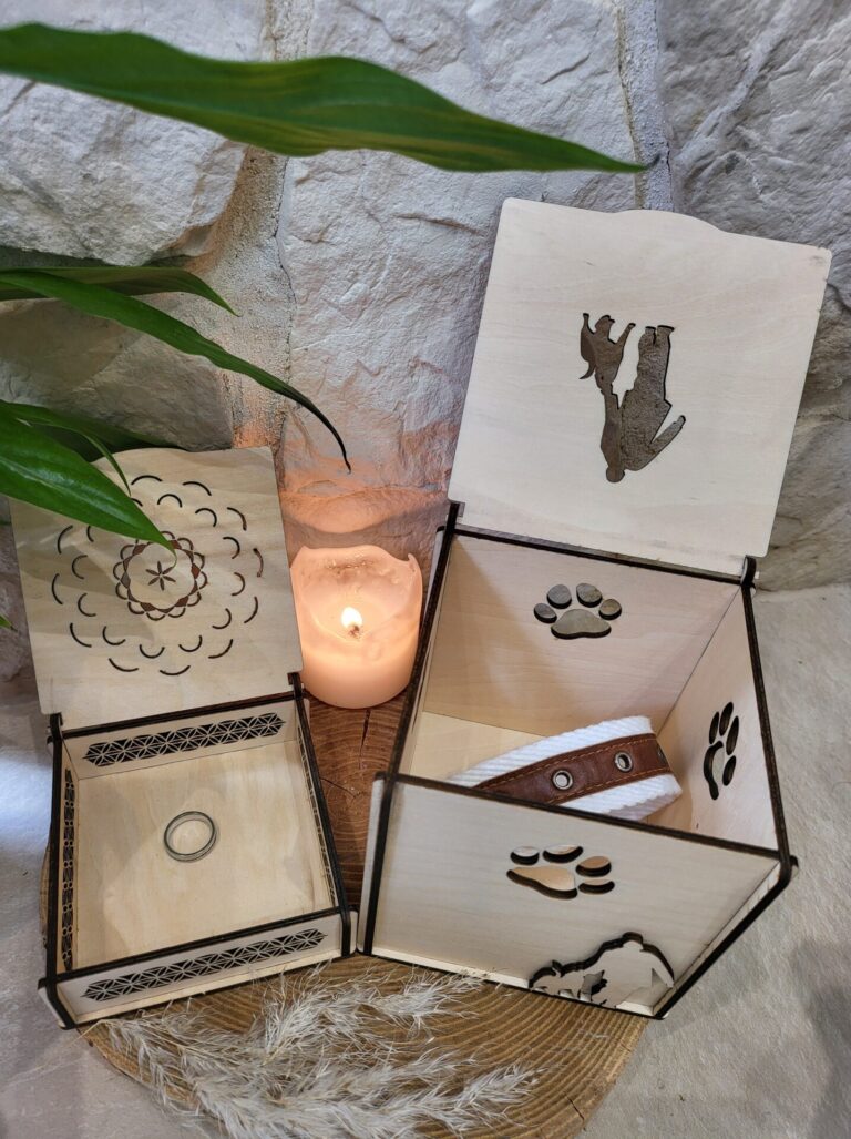 Dekorative Andenken und Trauergeschenke