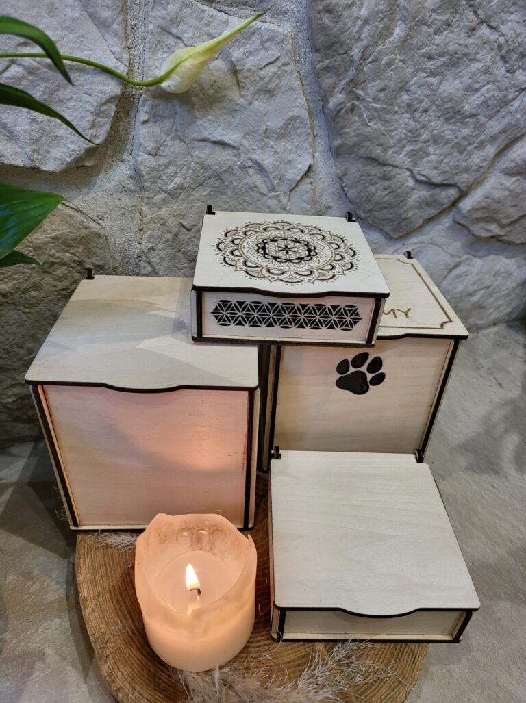 Dekorative Andenken und Trauergeschenke