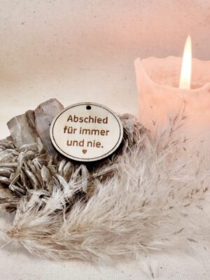 Personalisierte Holzanhänger, Andenken, Trauergeschenk