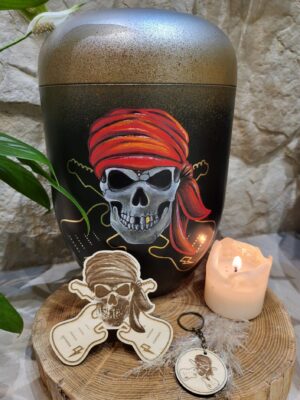 Individuelle Urne Rockskull